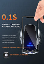 Wireless Charging Phone Mount – Dashboard Holder for Porsche Taycan