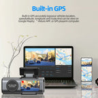 4K WiFi Dash Cam – GPS Night Vision Car DVR for Vehicle Security