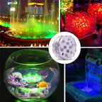 RGB LED Submersible Light – Waterproof Battery Operated Decor for Pool Parties