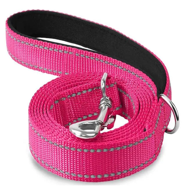 Reflective Pet Training Leash – Adjustable Safety Rope for Dog Walking