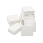 Square Kraft Gift Boxes – Multi Size Paper Containers for Wedding Favors