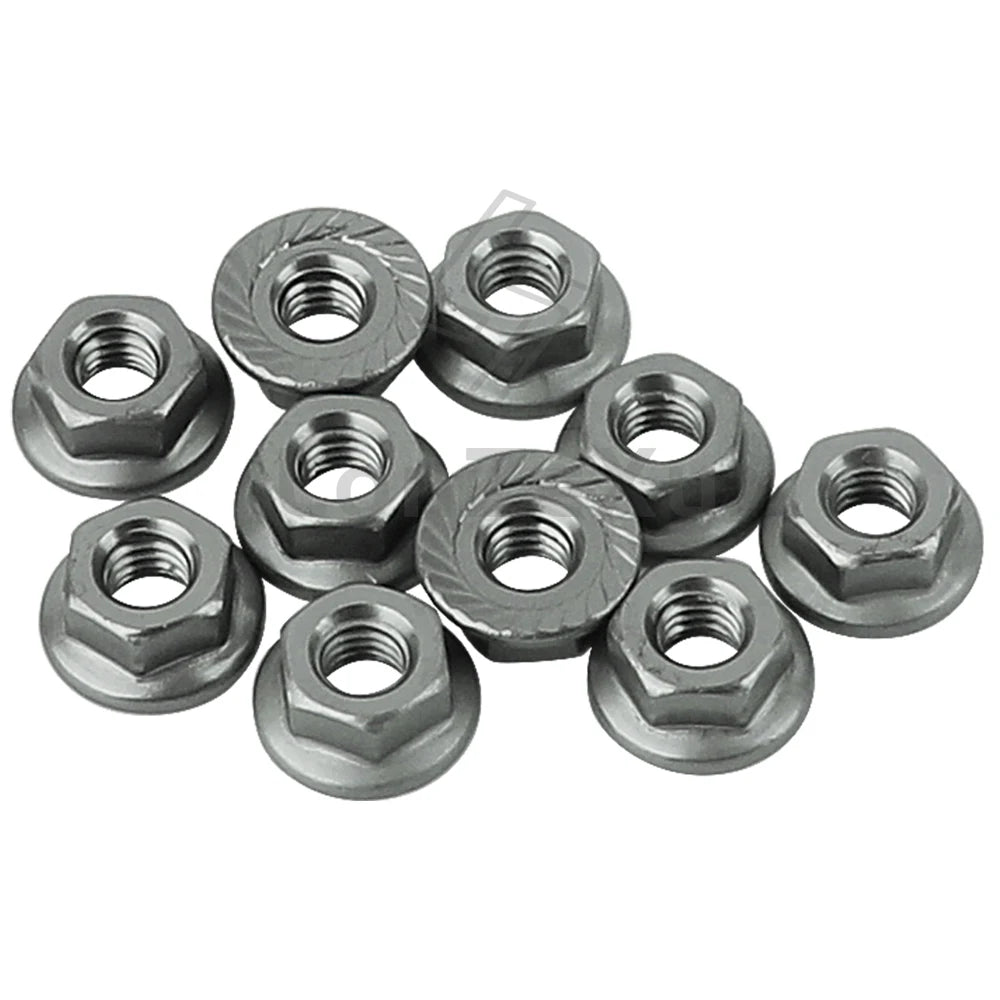 Aluminum Alloy Flange Lock Nut M4 – Universal Parts for 1/10 RC Crawler