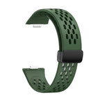 Magnetic Silicone Watch Strap – Breathable Sports Band for Huawei Watch Fit