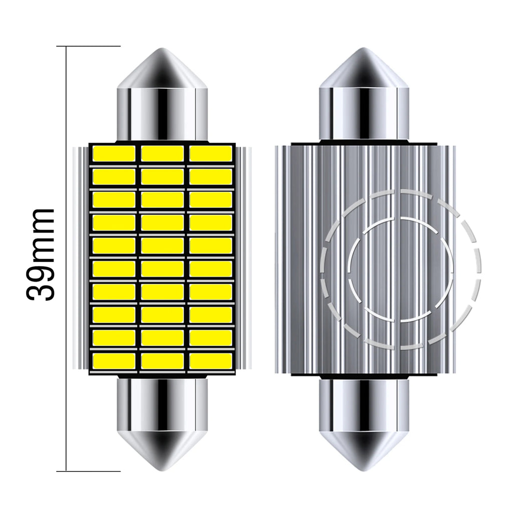 LED License Plate Bulbs – 6000K Bright White Light for BMW E-Series