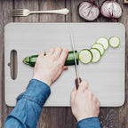Titanium Cutting Board – Double Thick Metal Surface for Kitchen and Camping