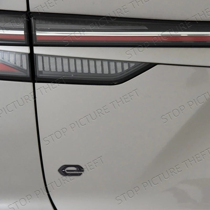 Metal E Logo Car Emblem – Alloy Trunk Fender Badge for Peugeot Vehicles