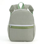 Seersucker Striped Backpack – Classic Kids Book Bag for Preschool