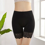 Modal Lace Safety Shorts – Plus Size Anti-Chafing Underwear for Women