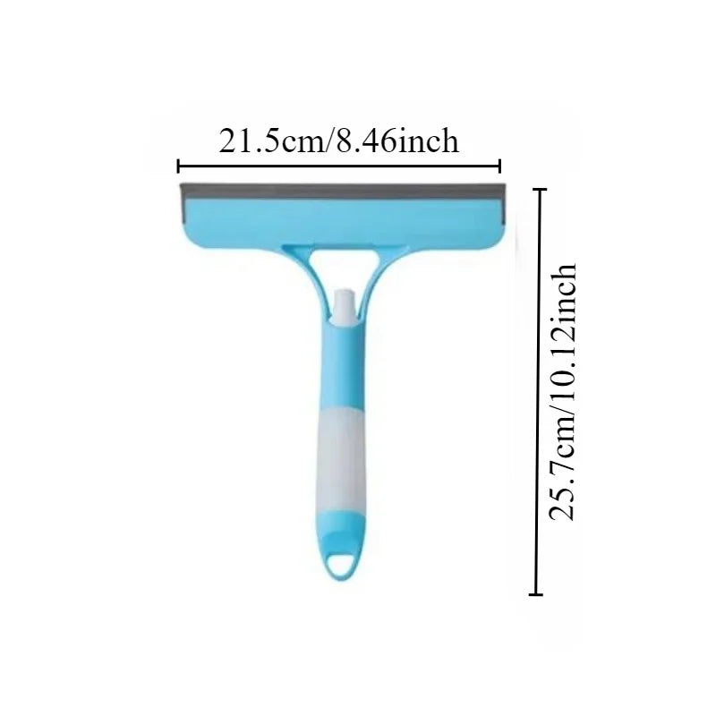 Glass Cleaning Squeegee – Spray Bottle Window Scrubber for Home Automotive