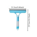 Glass Cleaning Squeegee – Spray Bottle Window Scrubber for Home Automotive