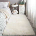 Tie-Dyed Shag Area Rug – Fluffy Non-Slip Carpet for Bedroom and Living Room