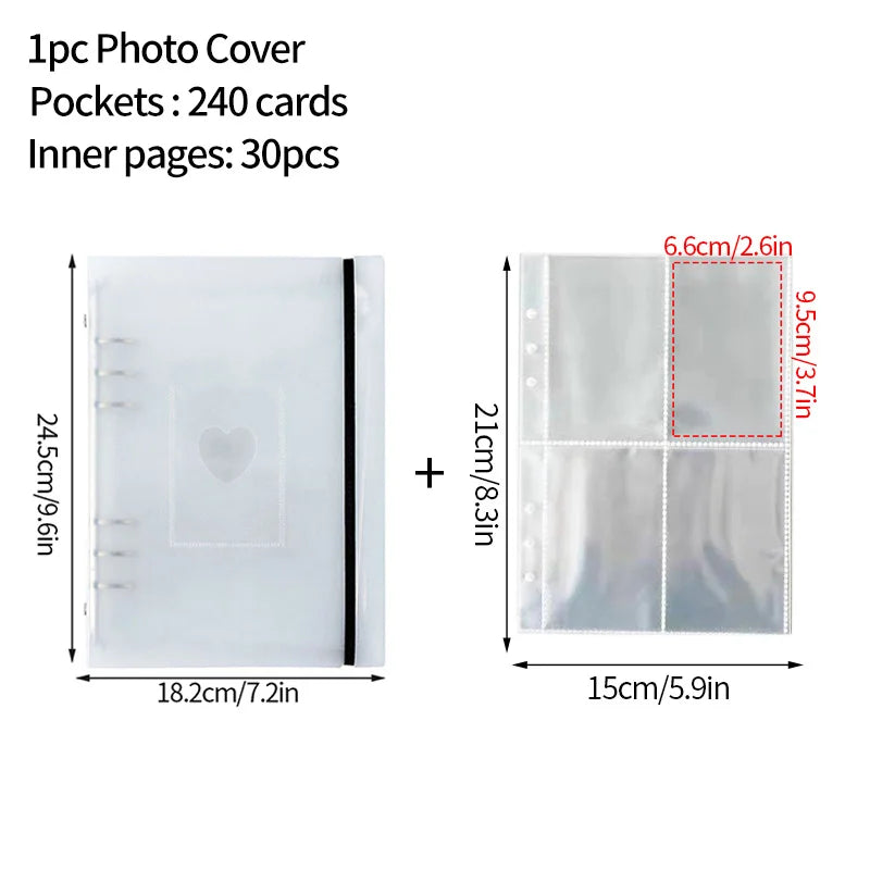 A5 Photocard Binder – Collectible Kpop Album Storage for Trading Cards