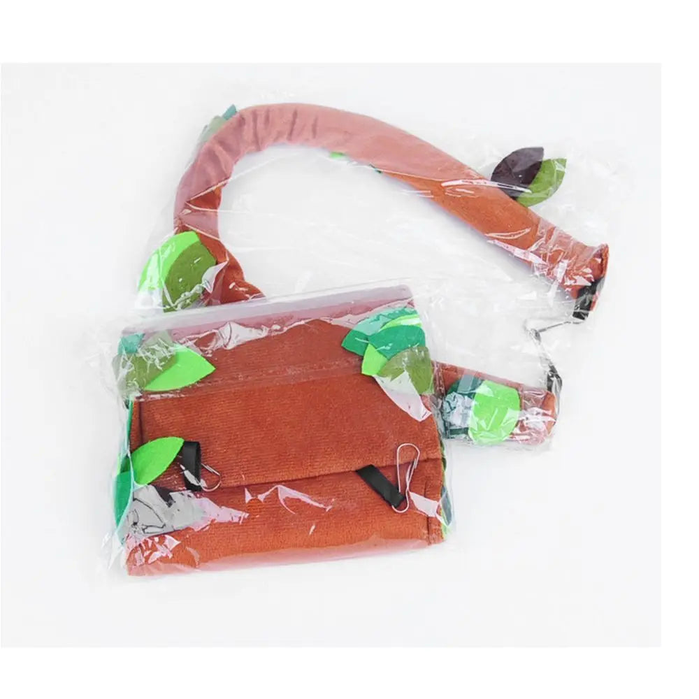 Plush Hamster Hanging Tunnel – Warm Cage Swing Set for Small Animals