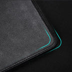 Large Grey Desk Mat – 900x400mm Stitched Edge Mouse Pad for Gaming and Office