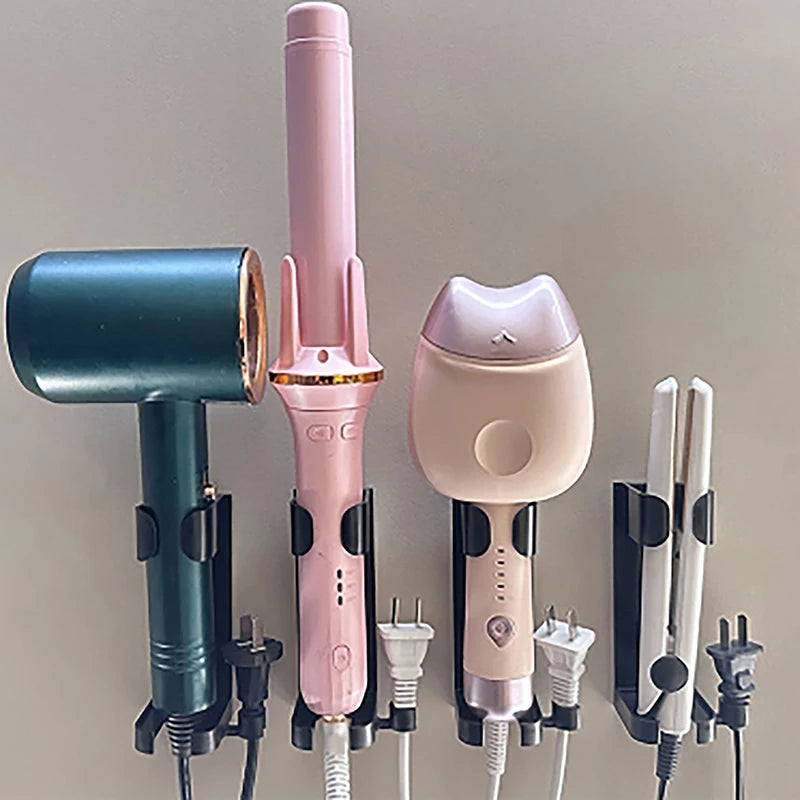 Wall Mounted Hair Tool Organizer – Heat Resistant Holder for Bathroom Styling