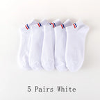 Mens Breathable Boat Socks – Thin Cotton Blended Casual Footwear for Summer