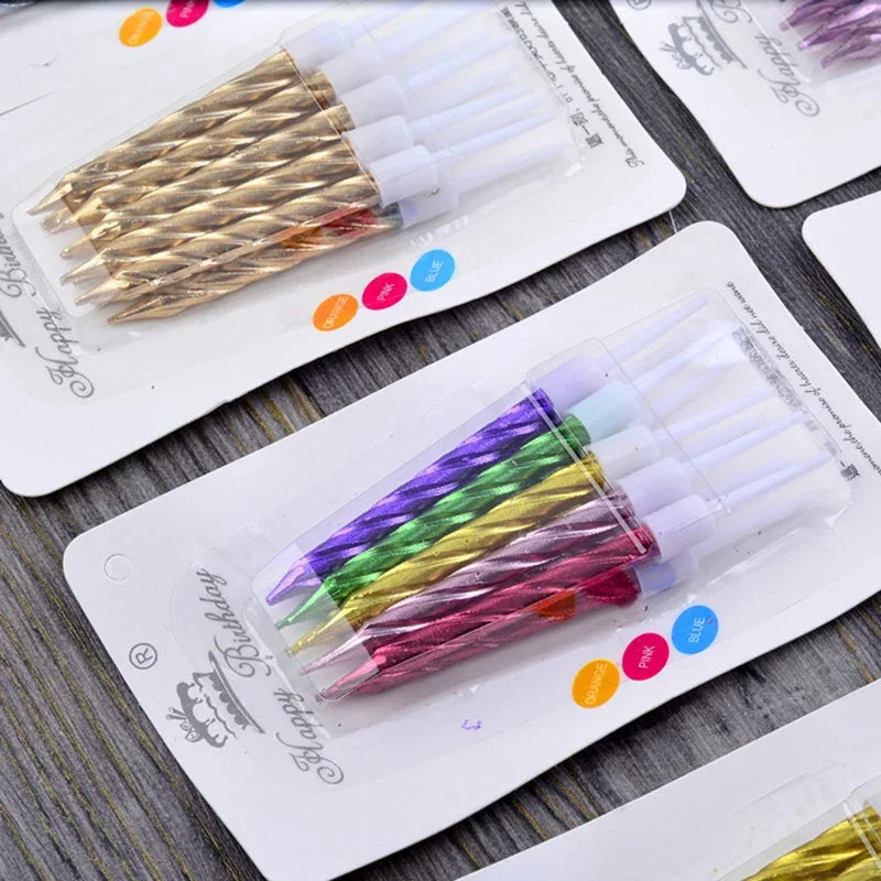 Colorful Digital Number Candles – Decorative Party Cake Toppers for Birthdays