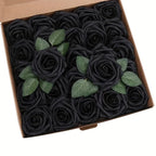 Artificial Rose Flowers – Stemmed Fake Roses for Wedding Bouquets and Decor