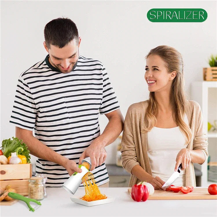 Heavy Duty Spiralizer – Vegetable Slicer for Healthy Zucchini Pasta Cooking