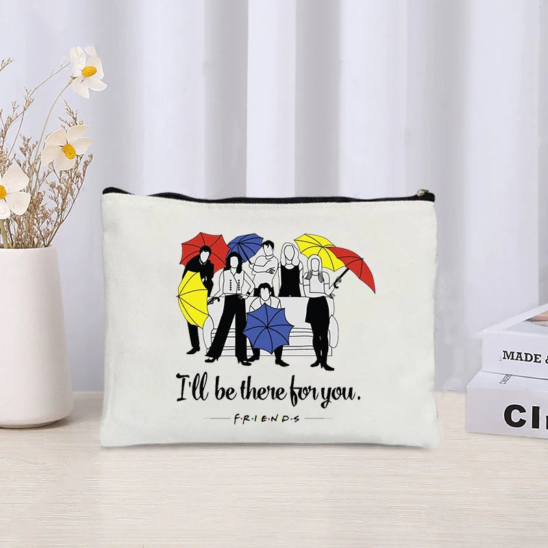 Canvas Friends Makeup Bag – Eco-friendly Cosmetic Organizer for Travel