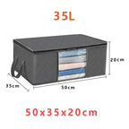 Foldable Clothes Storage Bag – Large Capacity Container for Closet Organization