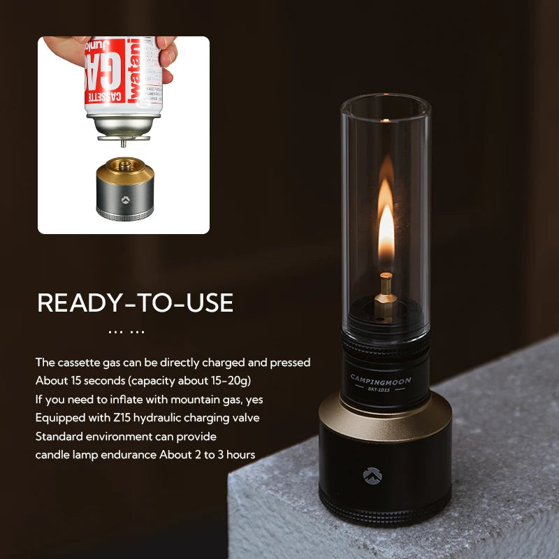 Aluminum Atmosphere Candle Light – Portable Lamp for Outdoor Camping