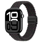 Braided Nylon Loop Watch Band – Magnetic Adjustable Bracelet for Apple iWatch