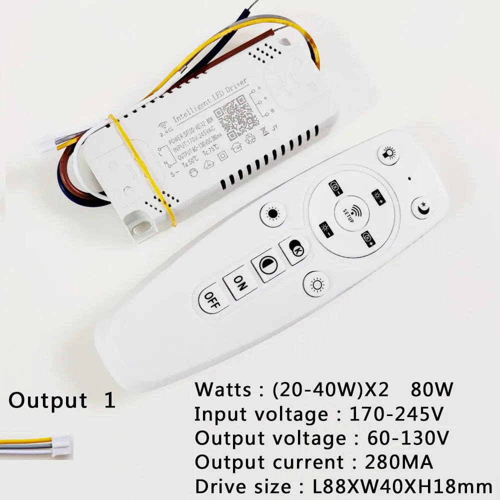 Smart LED Transformer – App Control Dimmable Driver for Ceiling Chandeliers