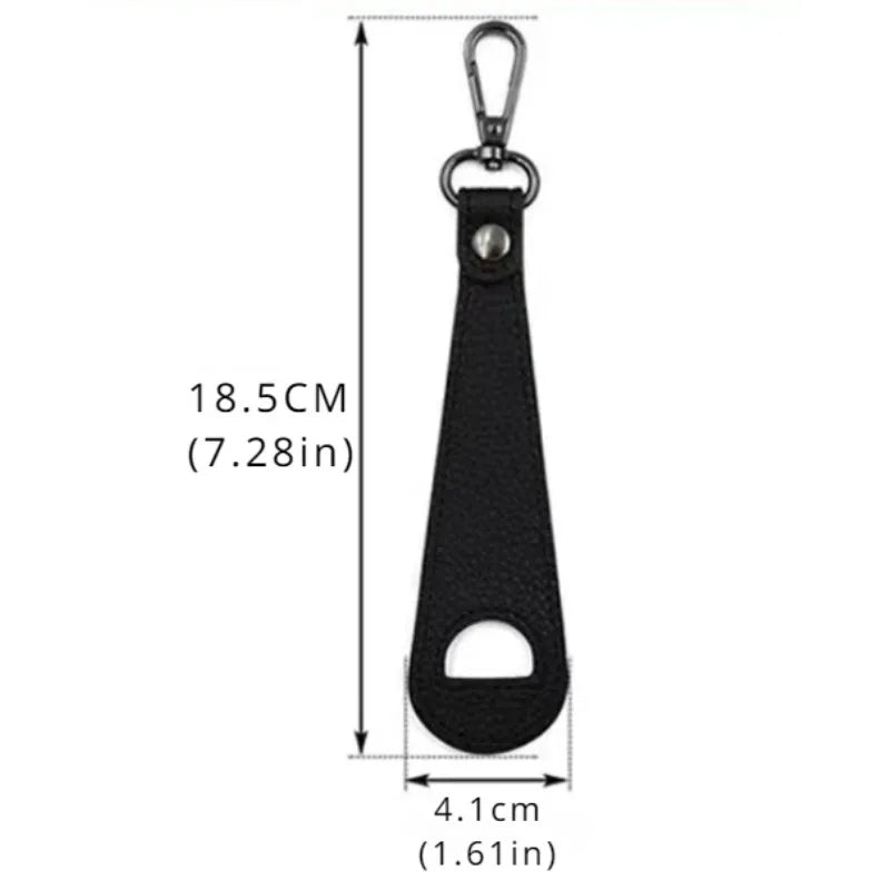 Leather Travel Hat Clip – Magnetic Storage Strap for Outdoor Hiking