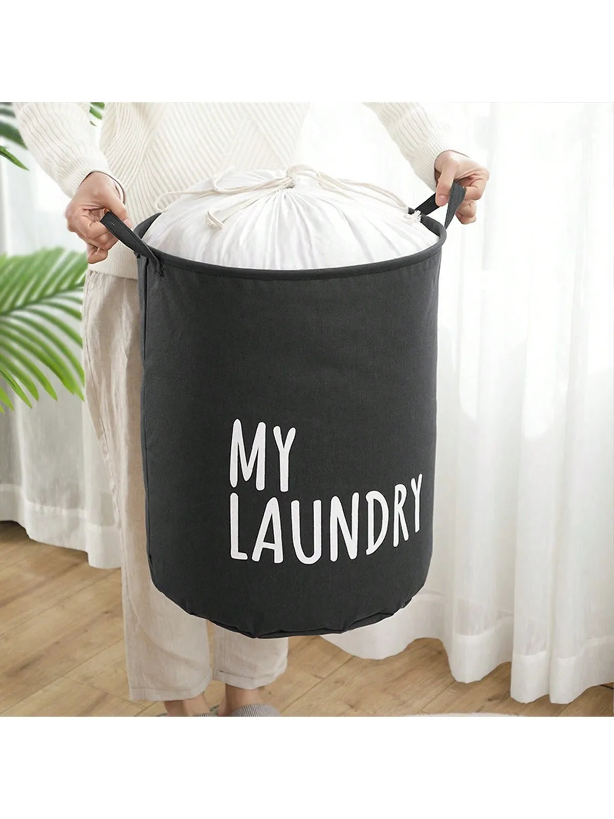 Foldable Waterproof Laundry Basket – Large Capacity Storage for Home and Toys