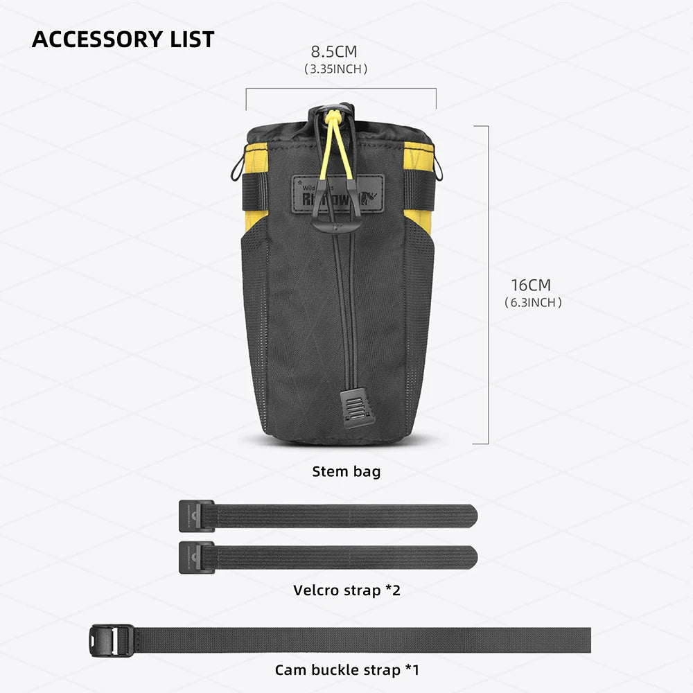 Rhinowalk Bicycle Water Bottle Bag – Insulated Carrier for City Commuting