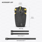 Rhinowalk Bicycle Water Bottle Bag – Insulated Carrier for City Commuting