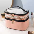 Portable Waterproof Makeup Bag – Large Capacity Travel Organizer for Toiletries