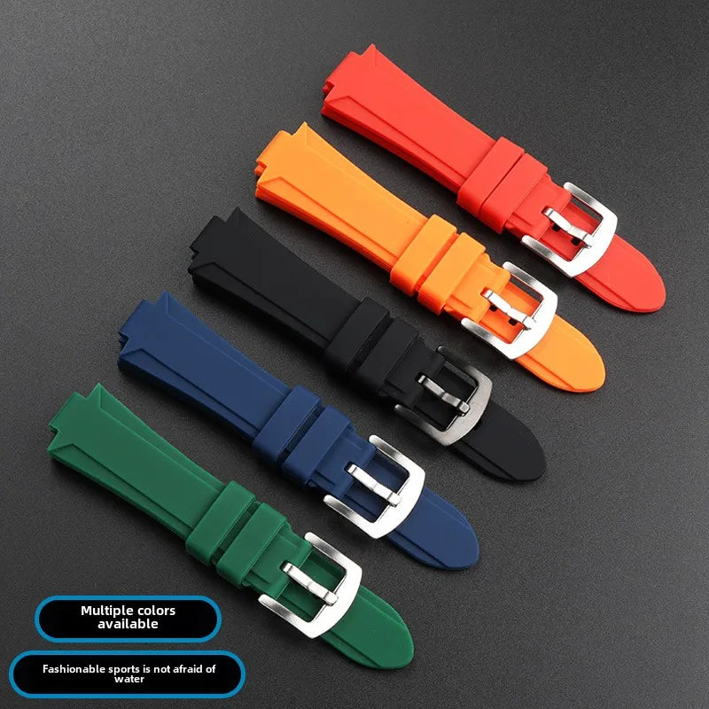 Rubber Watch Strap – Silicone Diving Band for Oris Aquis Series