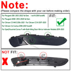 Dynamic LED Side Mirror Turn Signals – Sequential Indicators for Peugeot Citroen