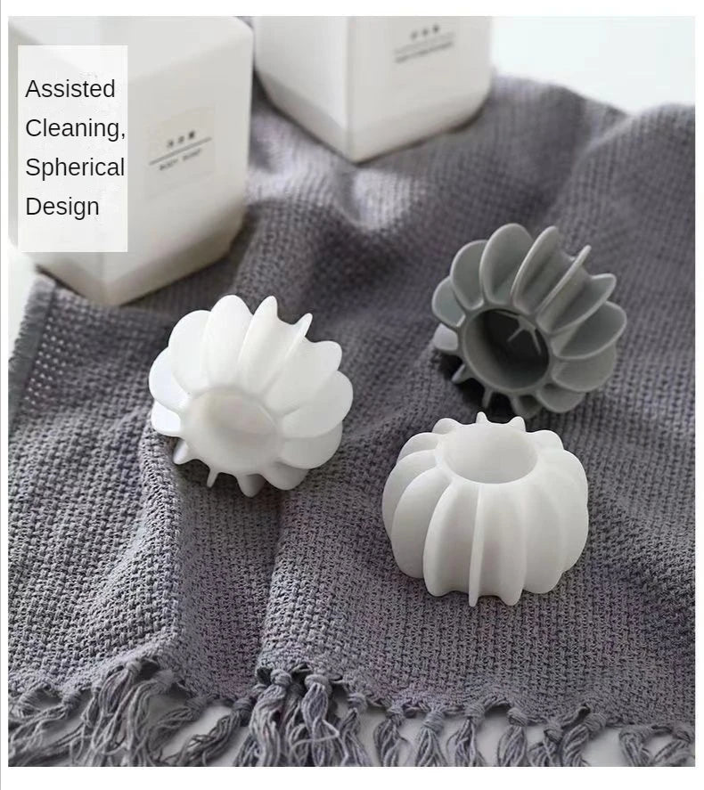 Silicone Laundry Balls – Reusable Pet Hair Remover for Washing Machines