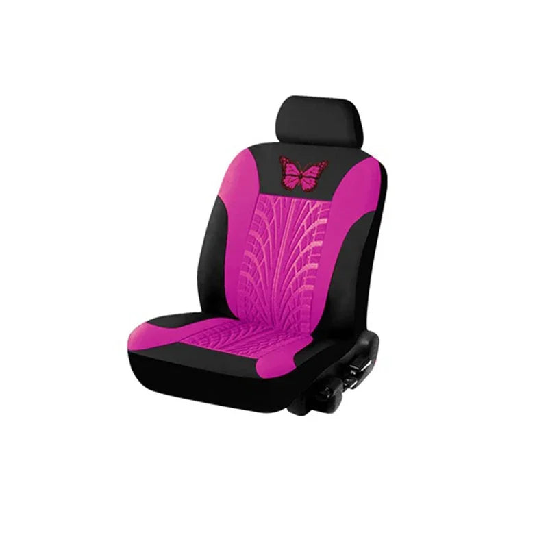 Butterfly Embroidered Car Seat Covers – Universal Auto Interior Accessories