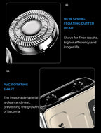 Electric Smart Shaver – Rechargeable Digital Travel Grooming for Men
