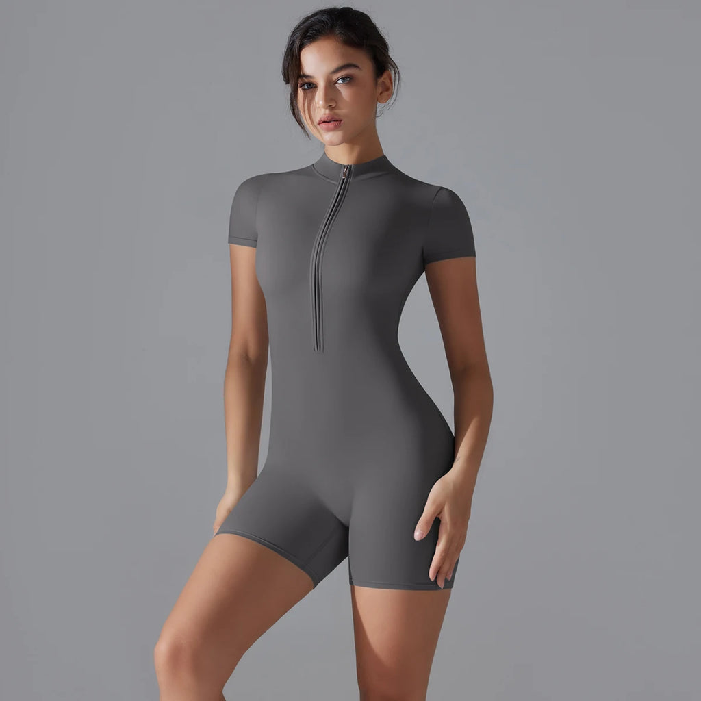 Women’s Fitness Bodysuit – Breathable Quick-Drying Fabric for Gym Workout