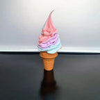 Realistic 15cm Fake Ice Cream Cake – Decorative Prop for Shop Cafe Photography