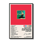 Kanye West Canvas Poster – HD Music Album Art for Home Wall Decor