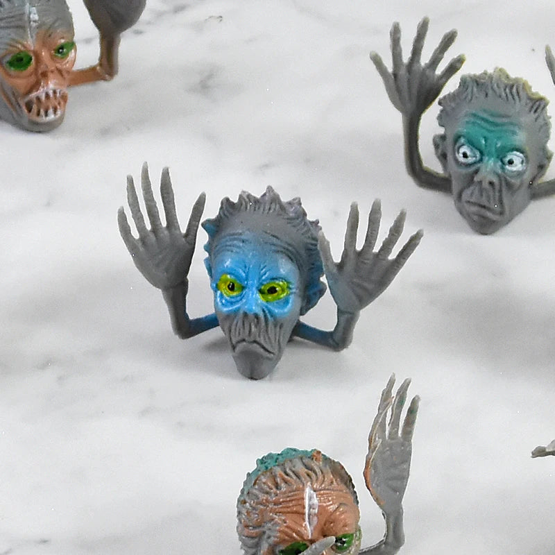 Mini Monster Finger Puppets – Spooky Ghost Zombie Toys for Kids Parties