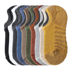 Cotton Low-Cut Ankle Socks – Breathable Casual Footwear for Men