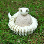 60cm 3D Printed Articulated Snake – Luminous Realistic Desktop Ornament