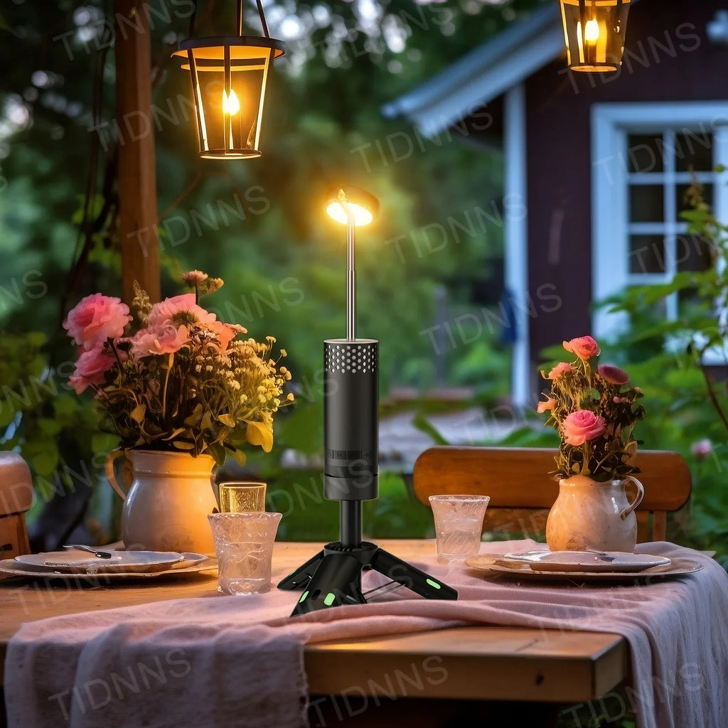 Rechargeable Telescopic LED Flashlight – Multifunctional Lamp for Outdoor Camping