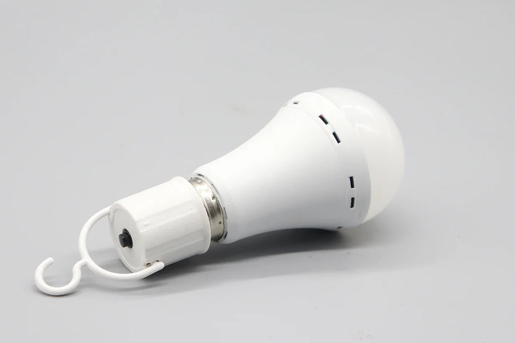 Rechargeable LED Emergency Bulb – Portable 7W Light for Camping and Home Power