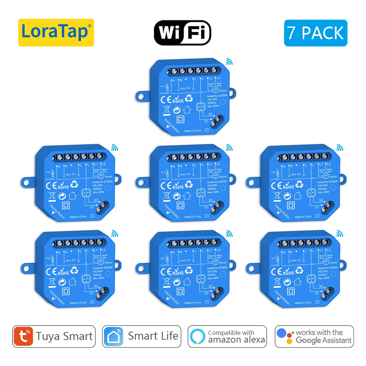 Smart Roller Shutter Switch – Voice Control for Automated Home Blinds