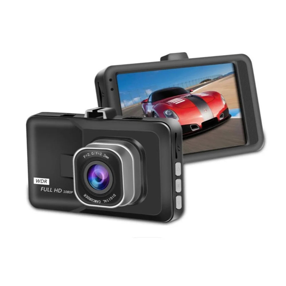 Dual Channel Dash Camera – Full HD 1080P Night Vision for Vehicle Security