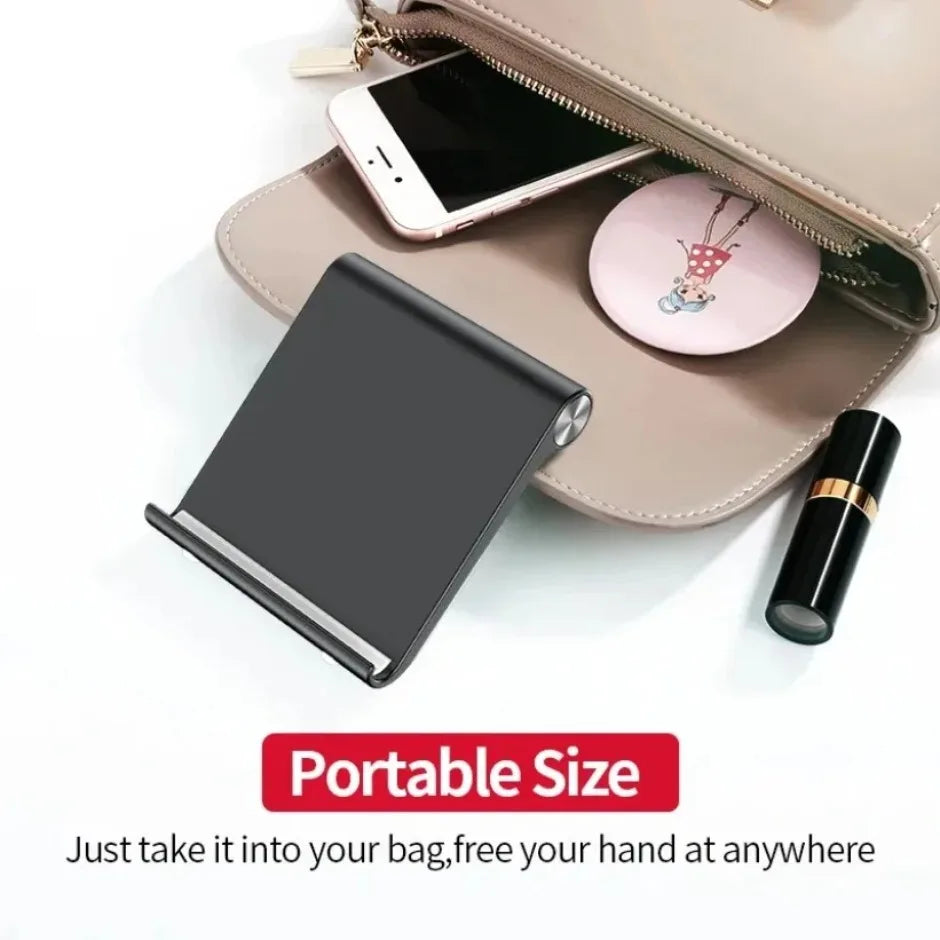 Adjustable Portable Phone Stand – Foldable Desk Holder for Smartphones