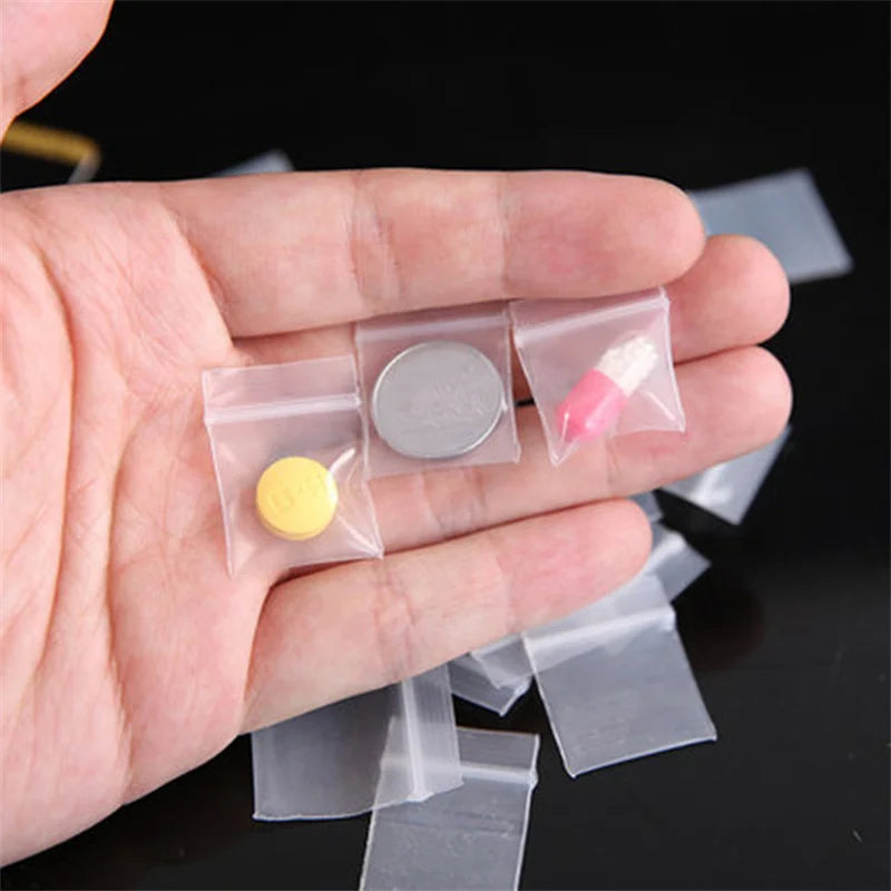 Clear Zip Lock Pouches – Resealable Plastic Bags for Jewelry Packaging